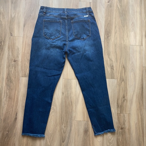 Kancan button fly distressed raw hem jean size 15 / 31 - Picture 17 of 17
